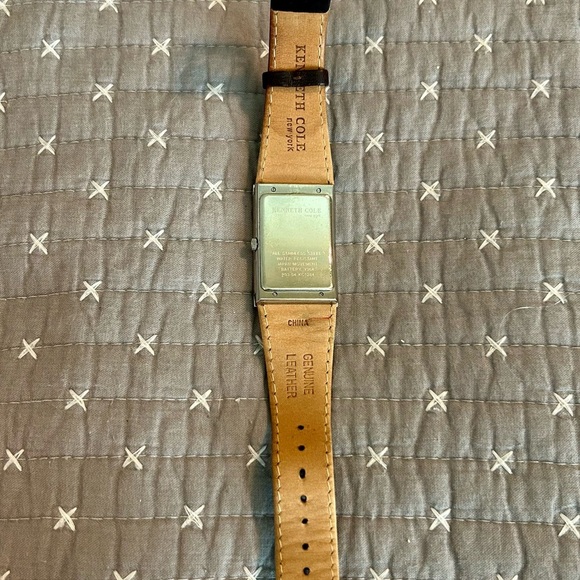 Kenneth Cole Dark Brown Leather Strap - Picture 3 of 4